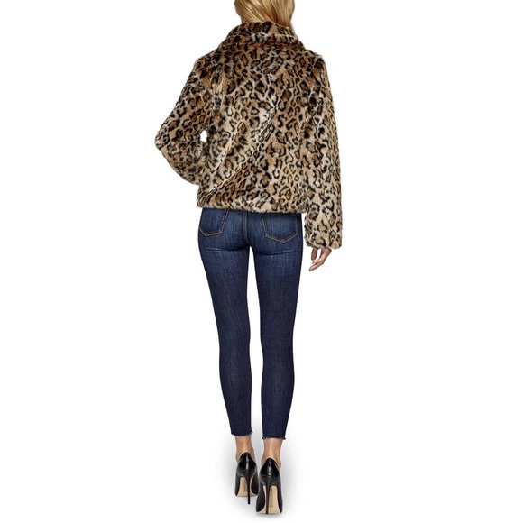 NWT SAM Edelman XS Leopard Short Chubby Coat - Picture 4 of 6